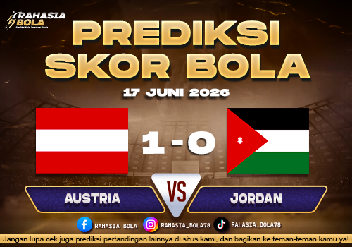 Prediksi Skor Bola Austria vs Jordan 17 Juni 2026