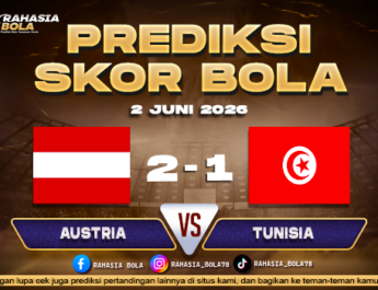 Prediksi Bola Austria vs Tunisia 2 Juni 2026 Hasil