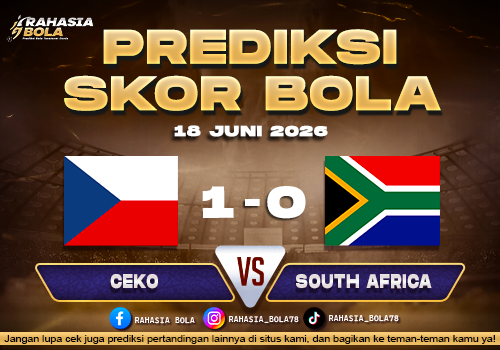 Prediksi Bola Ceko vs South Africa 18 Juni 2026