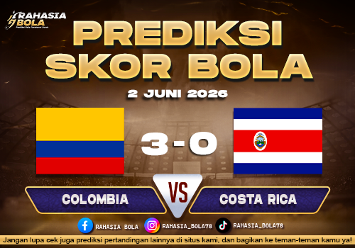Prediksi Bola Colombia vs Costa Rica 2 Juni 2026
