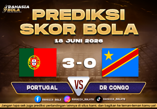 Prediksi Bola Portugal vs DR Congo 18 Juni Akurat