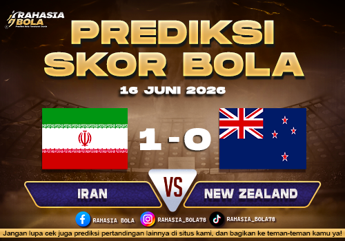 Prediksi Skor Iran vs New Zealand 16 Juni 2026