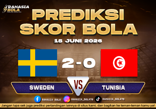 Prediksi Sweden vs Tunisia Piala Dunia 2026 H2H